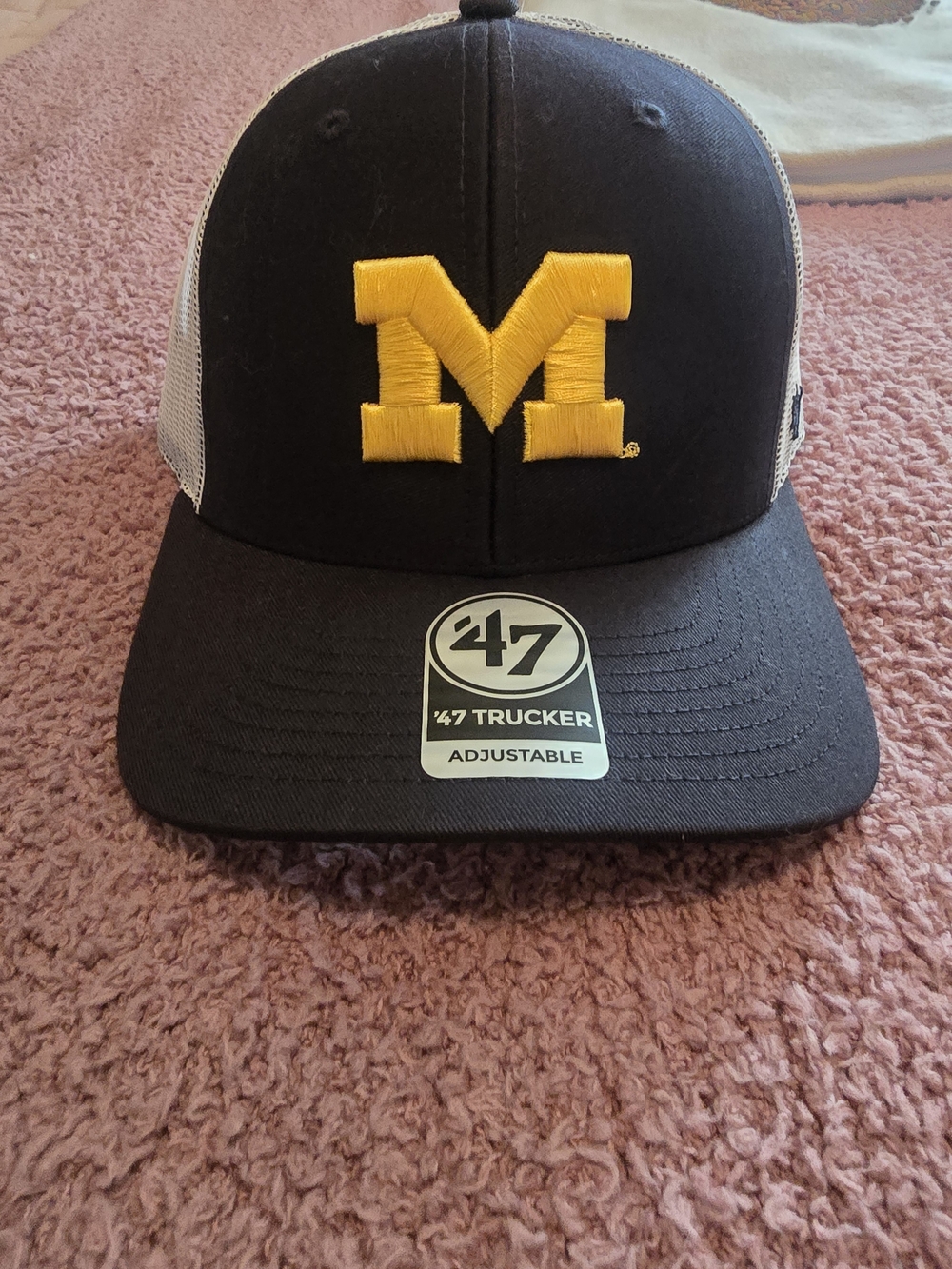 47 Trucker Adjustable Blue& Yellow University M Cap